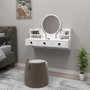 Hanah Home Polina Mesa de Maquillaje Blanca